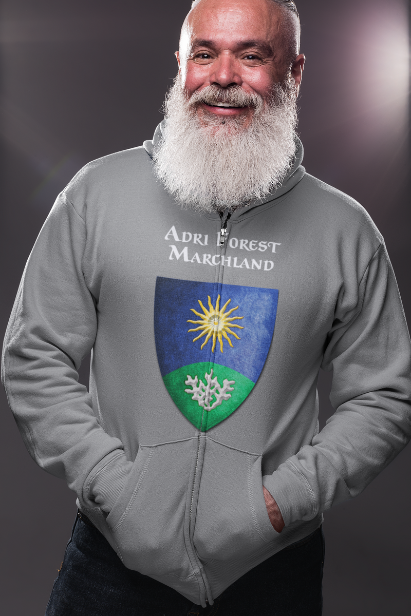 Adri Forest Marchland Heraldry of Greyhawk Anna Meyer Cartography Cotton T-Shirt