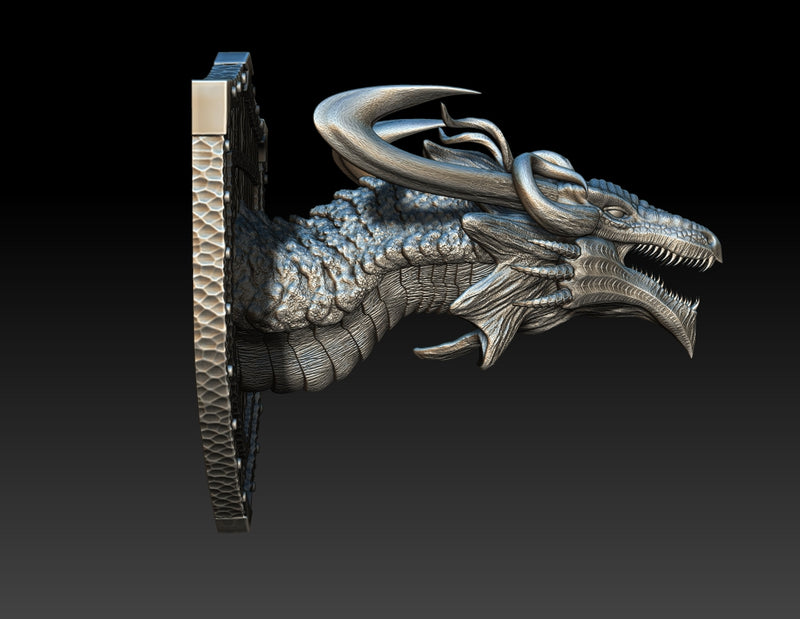 #30 Sethira The Air Elemental Dragon Bust 3D Printed Miniature Primed Wholesale