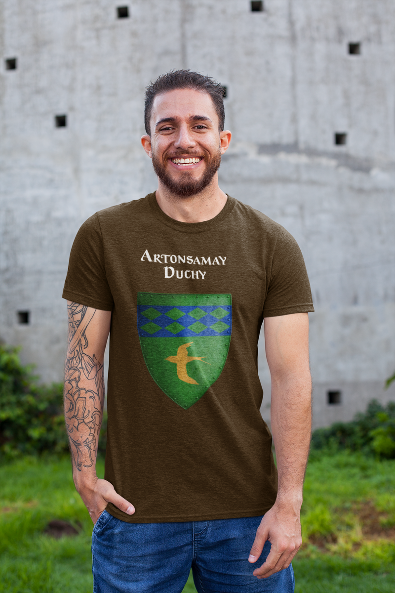 Artonsamay Duchy Heraldry of Greyhawk Anna Meyer Cartography Cotton T-Shirt