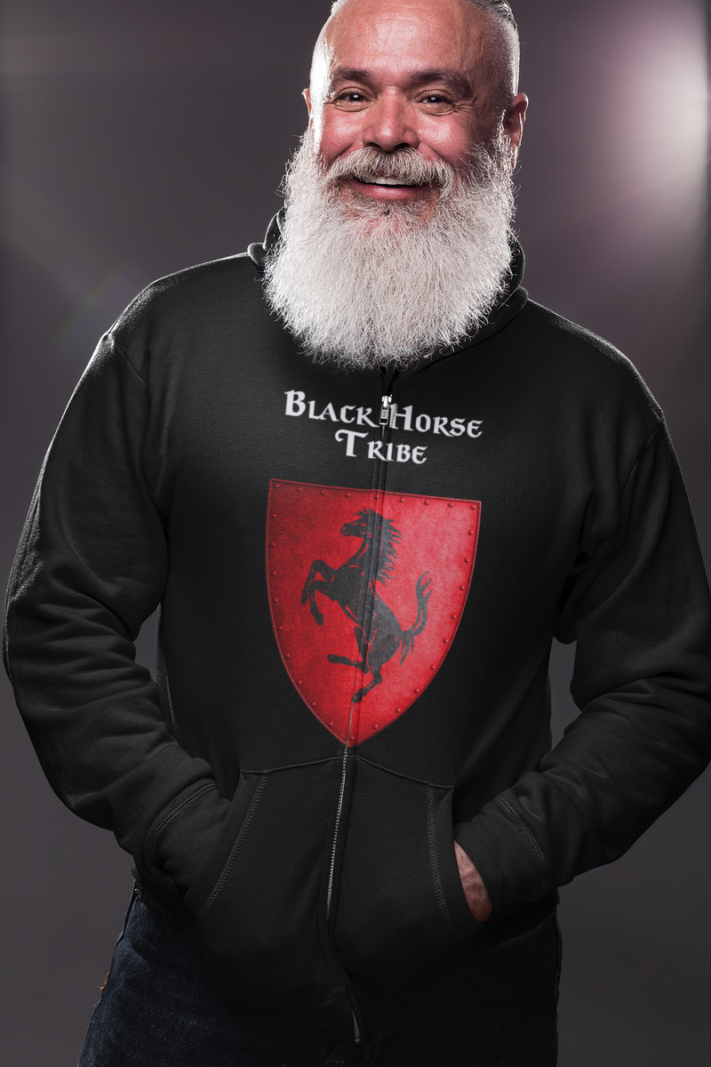 Black Horse Tribe Heraldry of Greyhawk Anna Meyer Cartography Cotton T-Shirt