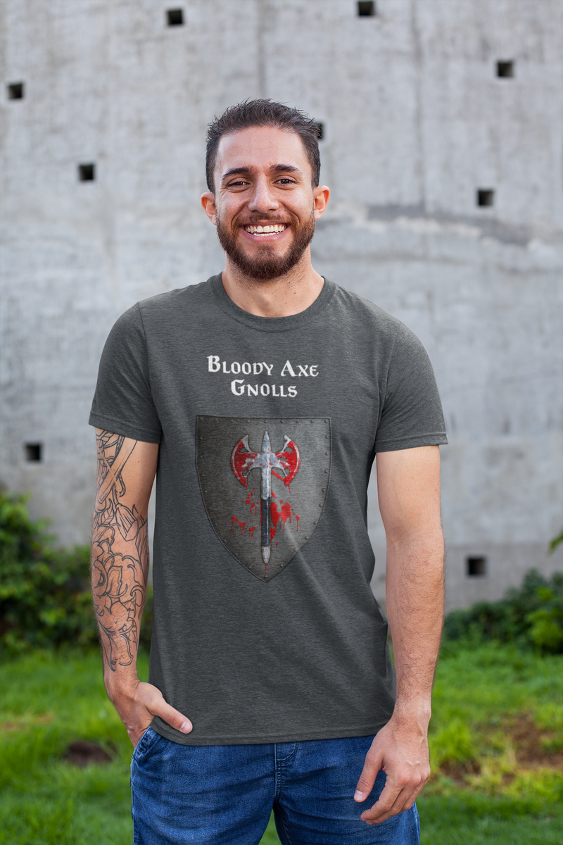 Bloody Axe Gnolls Heraldry of Greyhawk Anna Meyer Cartography Cotton T-Shirt