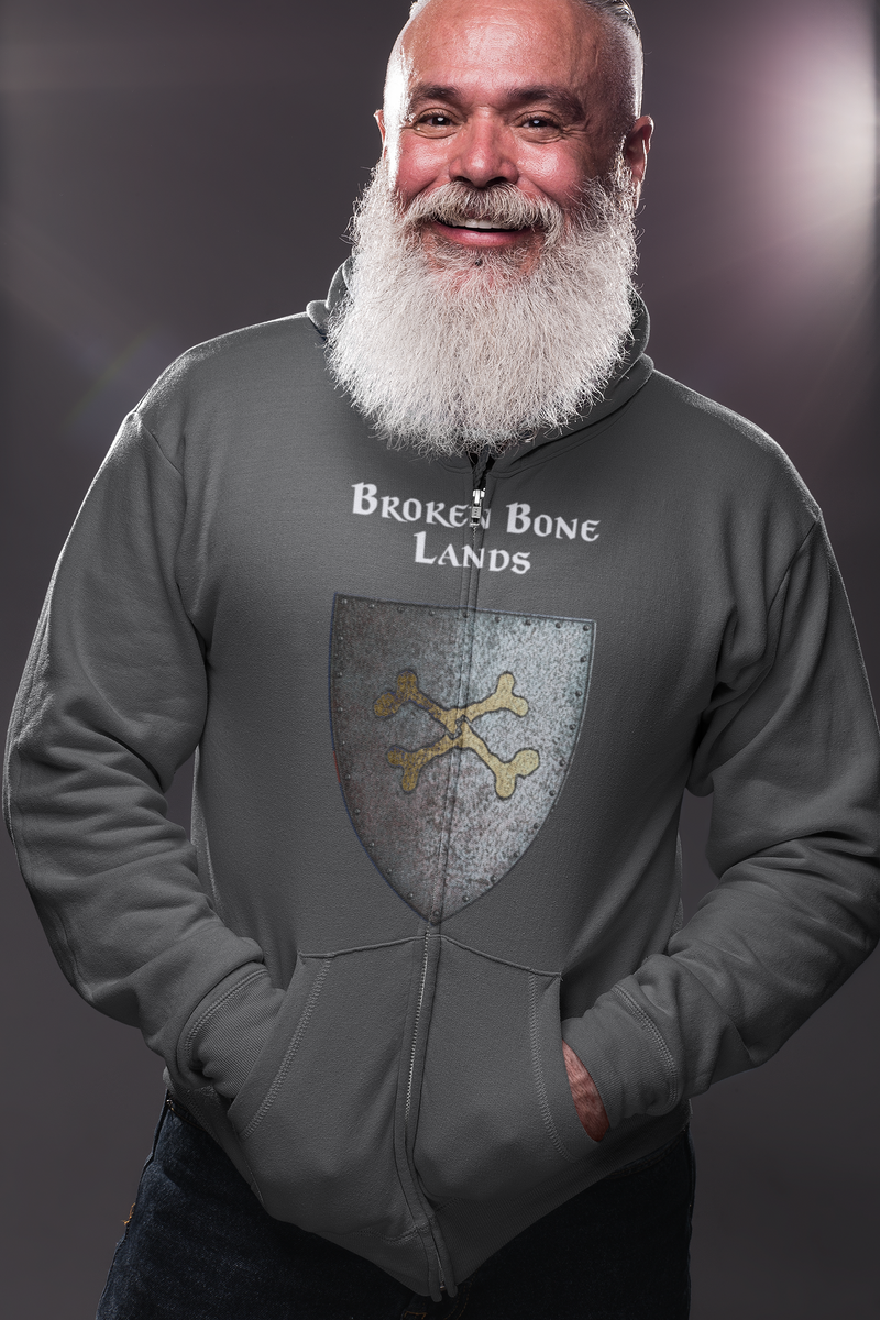 Broken Bone Lands Polished Heraldry of Greyhawk Anna Meyer Cartography Cotton T-Shirt
