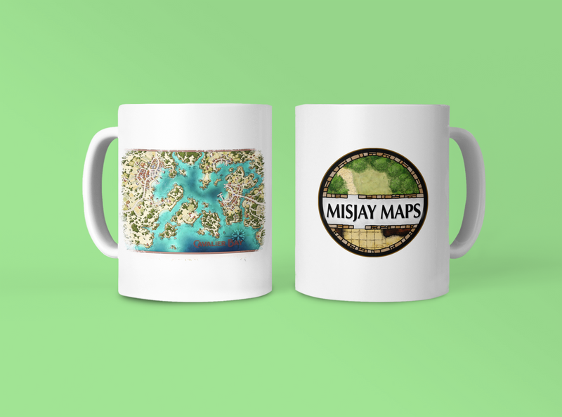 Cavalier Bay Misjay Maps Coffee Mug 11oz/15oz