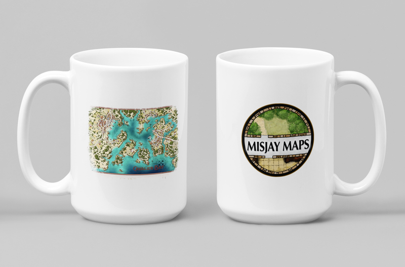 Cavalier Bay Misjay Maps Coffee Mug 11oz/15oz