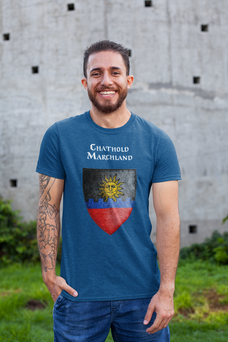 Chathold Marchland Heraldry of Greyhawk Anna Meyer Cartography Cotton T-Shirt
