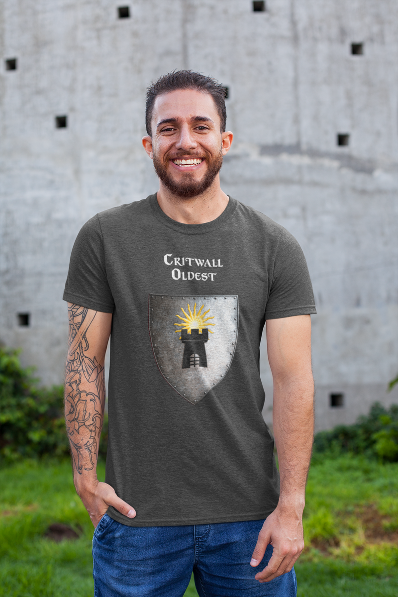 Critwall Oldest Heraldry of Greyhawk Anna Meyer Cartography Cotton T-Shirt