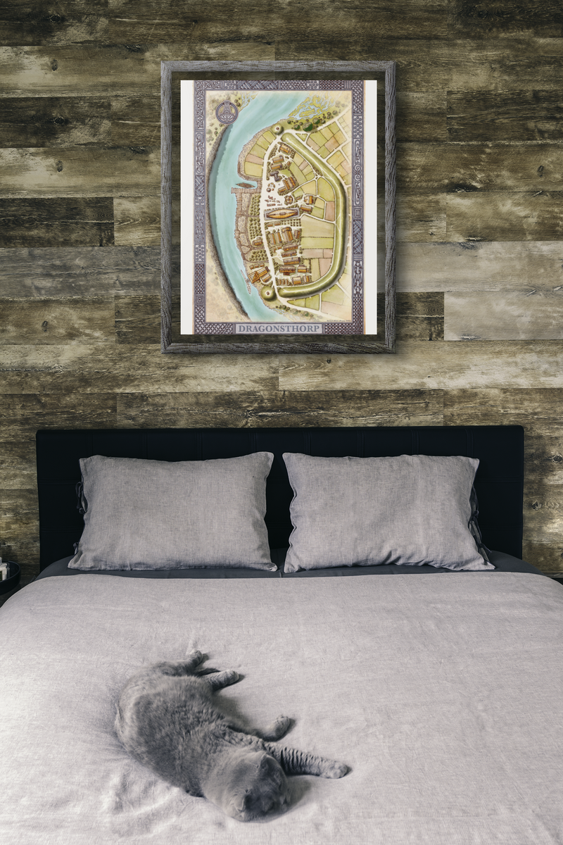 Dragonsthorp Misjay Maps Canvas Art Print