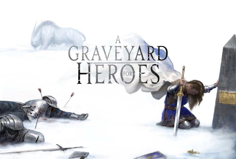A Graveyarf for Heroes Cover from the Dreams of Dust and Steel series by Michael Michel