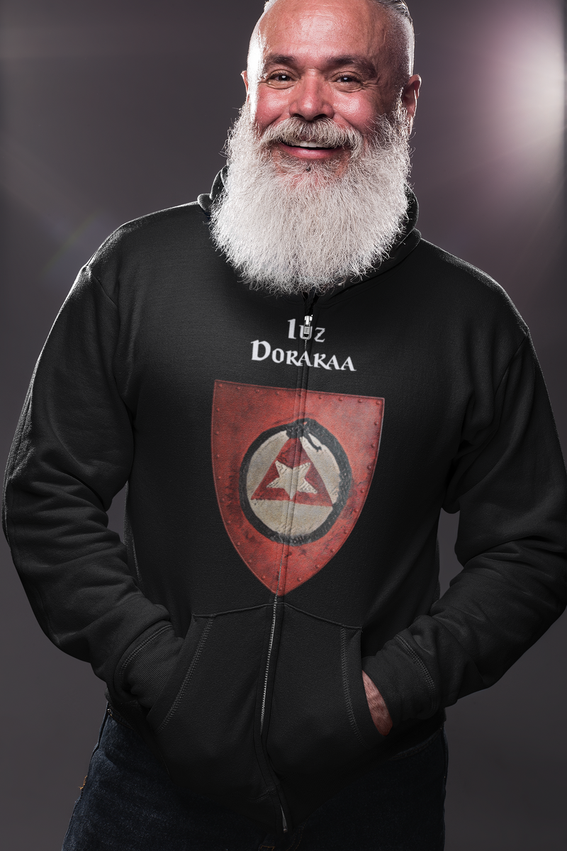 Iuz - Dorakaa Heraldry of Greyhawk Anna Meyer Cartography Cotton T-Shirt