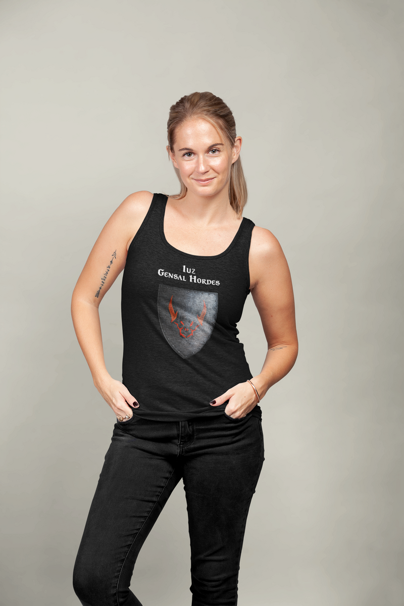 Iuz - Legion of Black Death Heraldry of Greyhawk Anna Meyer Cartography Cotton T-Shirt