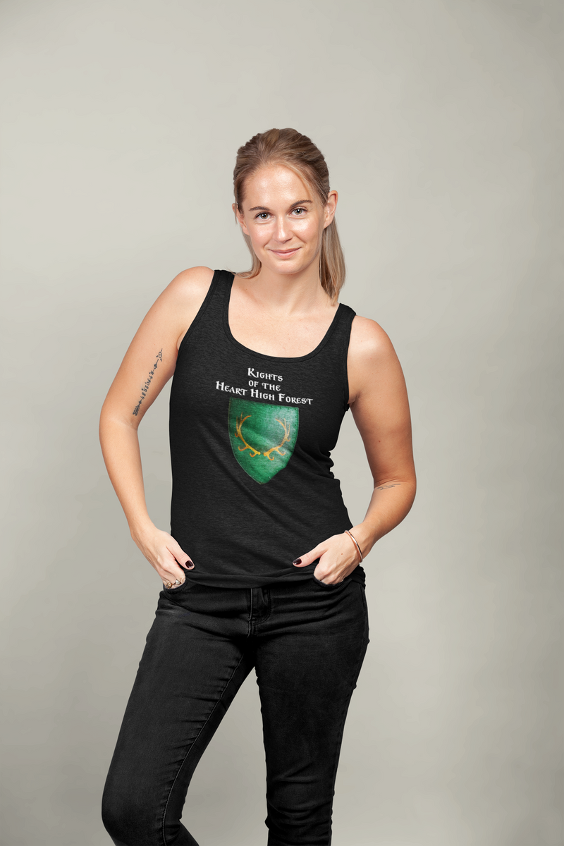 Kights of the Heart High Forest Heraldry of Greyhawk Anna Meyer Cartography Cotton T-Shirt