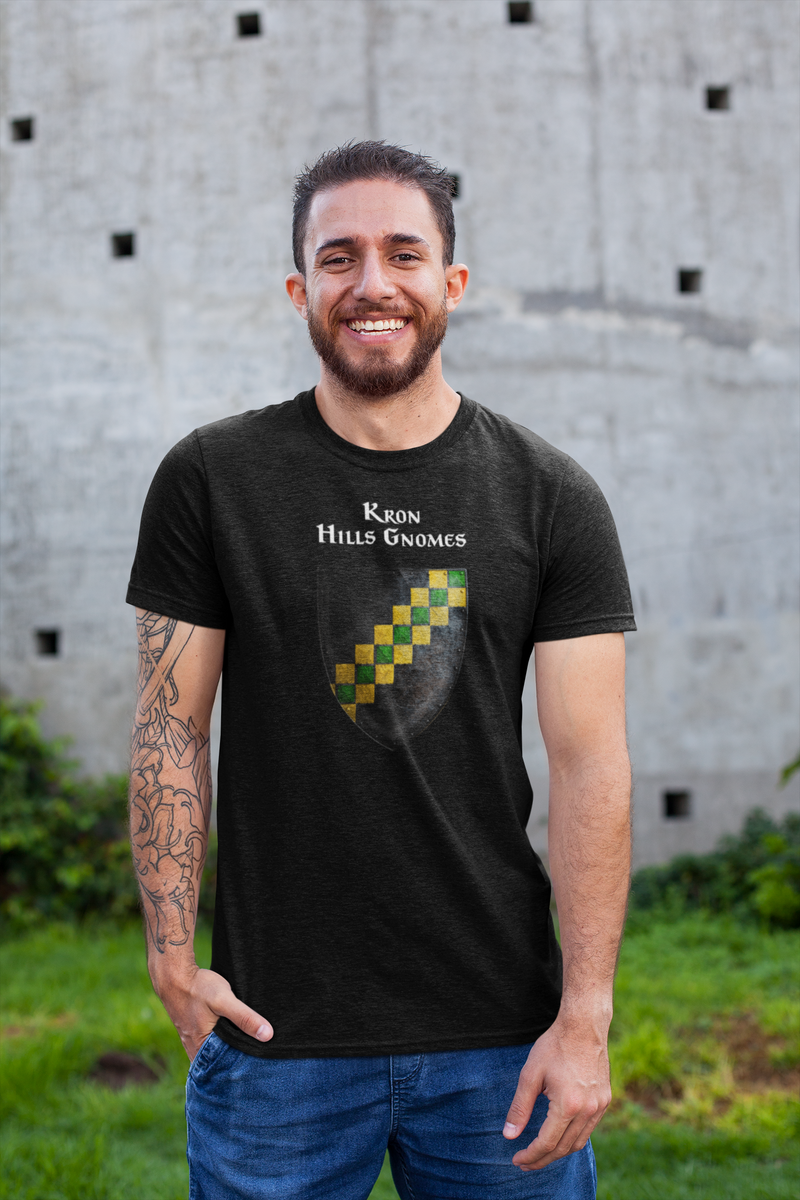 Kron Hills Gnomes Heraldry of Greyhawk Anna Meyer Cartography Cotton T-Shirt