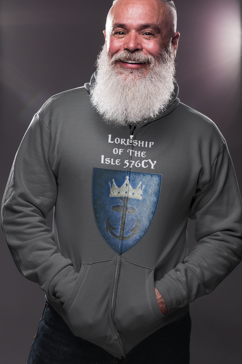Lordship of the Isle 576CY Heraldry of Greyhawk Anna Meyer Cartography Cotton T-Shirt