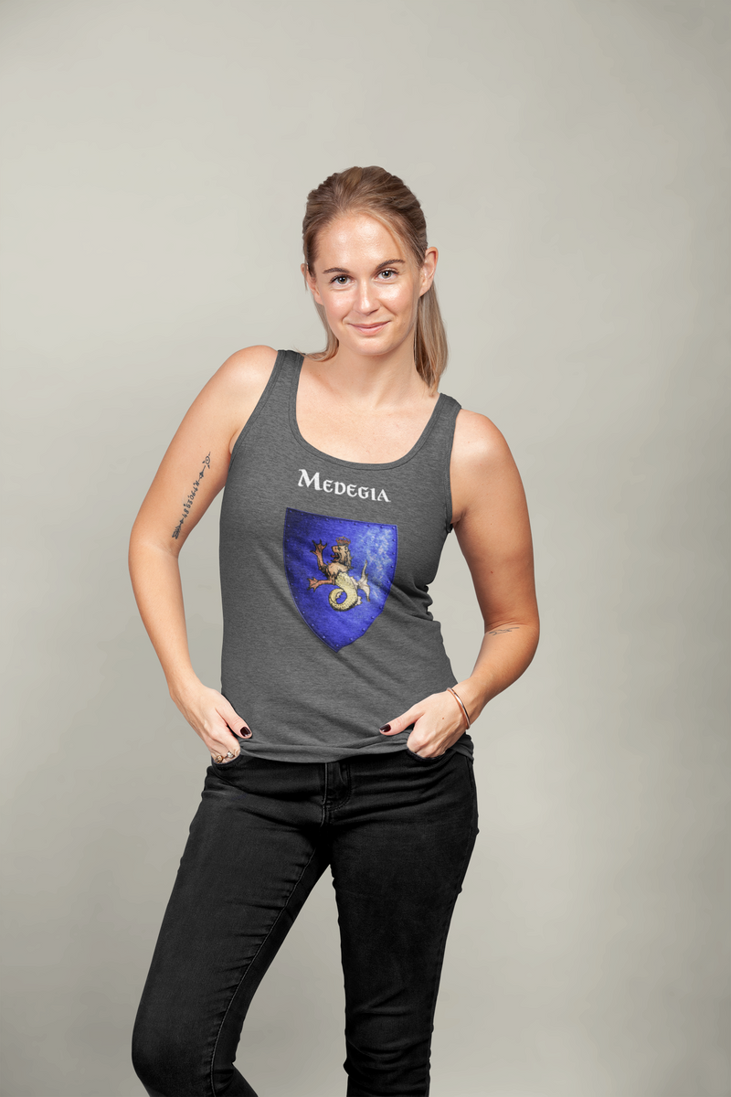 Medegia Heraldry of Greyhawk Anna Meyer Cartography Cotton T-Shirt