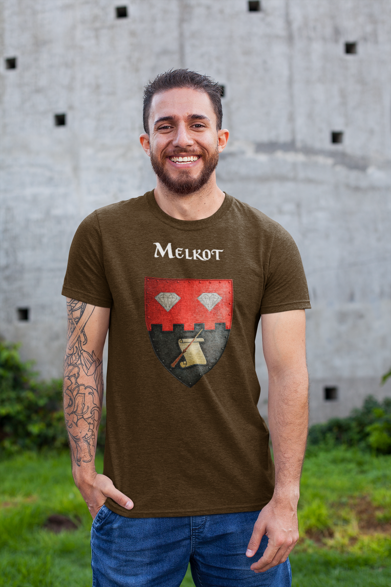 Melkot Heraldry of Greyhawk Anna Meyer Cartography Cotton T-Shirt