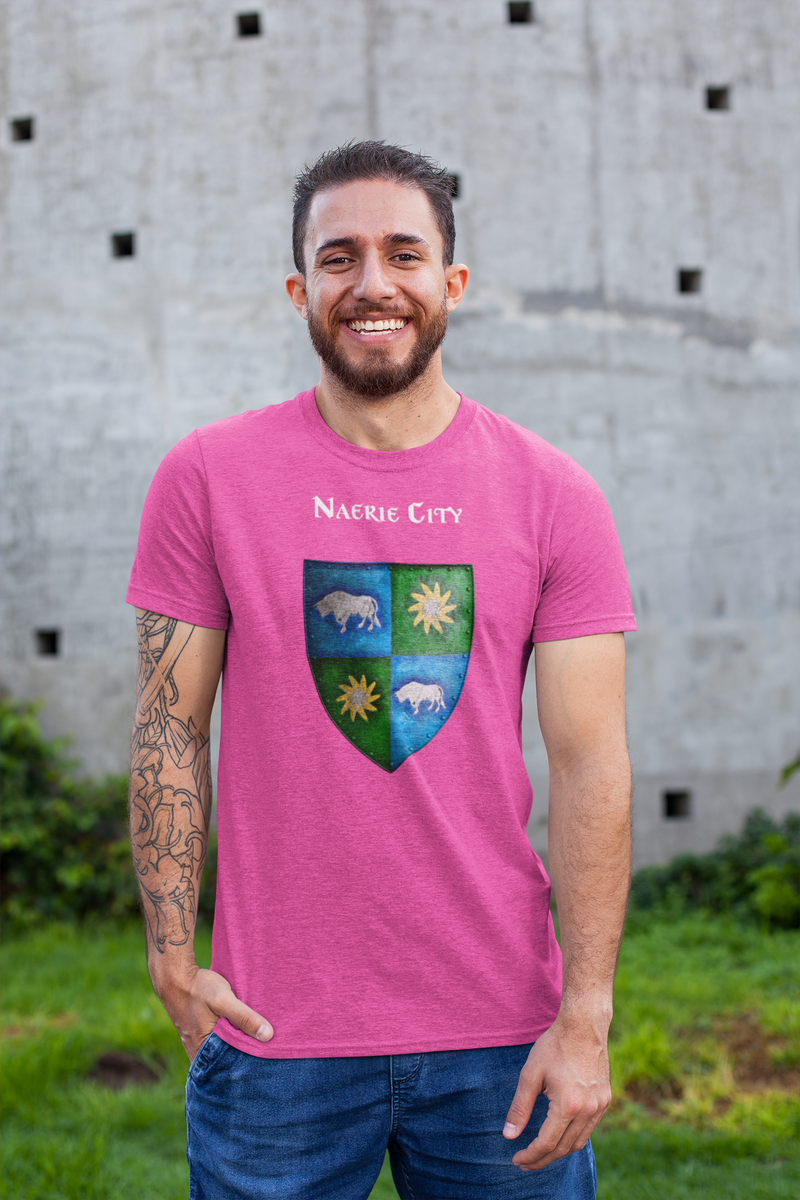 Naerie City Heraldry of Greyhawk Anna Meyer Cartography Cotton T-Shirt