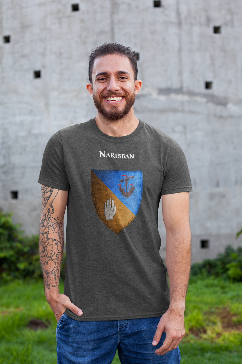 Narisban Heraldry of Greyhawk Anna Meyer Cartography Cotton T-Shirt