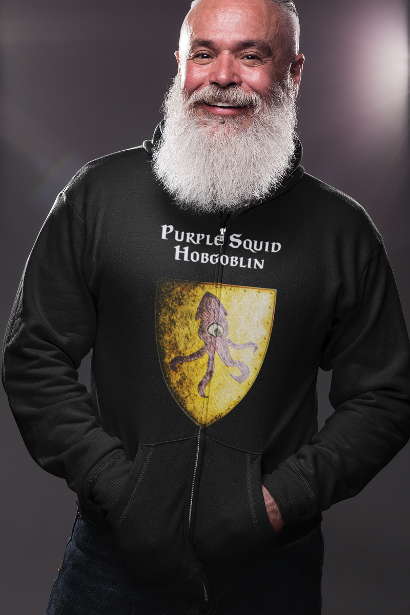 Purple Squid Hobgoblin Heraldry of Greyhawk Anna Meyer Cartography Cotton T-Shirt