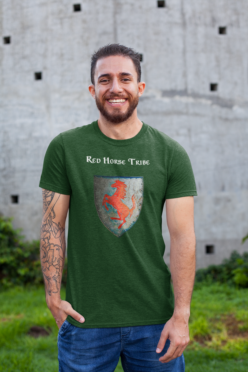 Red Horse Tribe Heraldry of Greyhawk Anna Meyer Cartography Cotton T-Shirt
