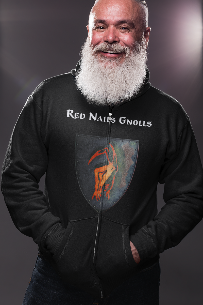 Red Nails Gnolls Heraldry of Greyhawk Anna Meyer Cartography Cotton T-Shirt