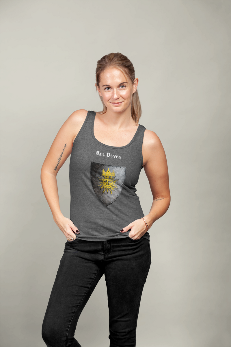 Rel Deven Heraldry of Greyhawk Anna Meyer Cartography Cotton T-Shirt