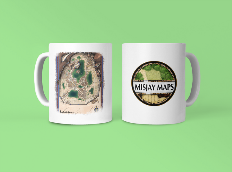 Samarahd Misjay Maps Coffee Mug 11oz/15oz