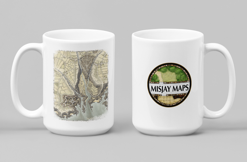 Southport Misjay Maps Coffee Mug 11oz/15oz