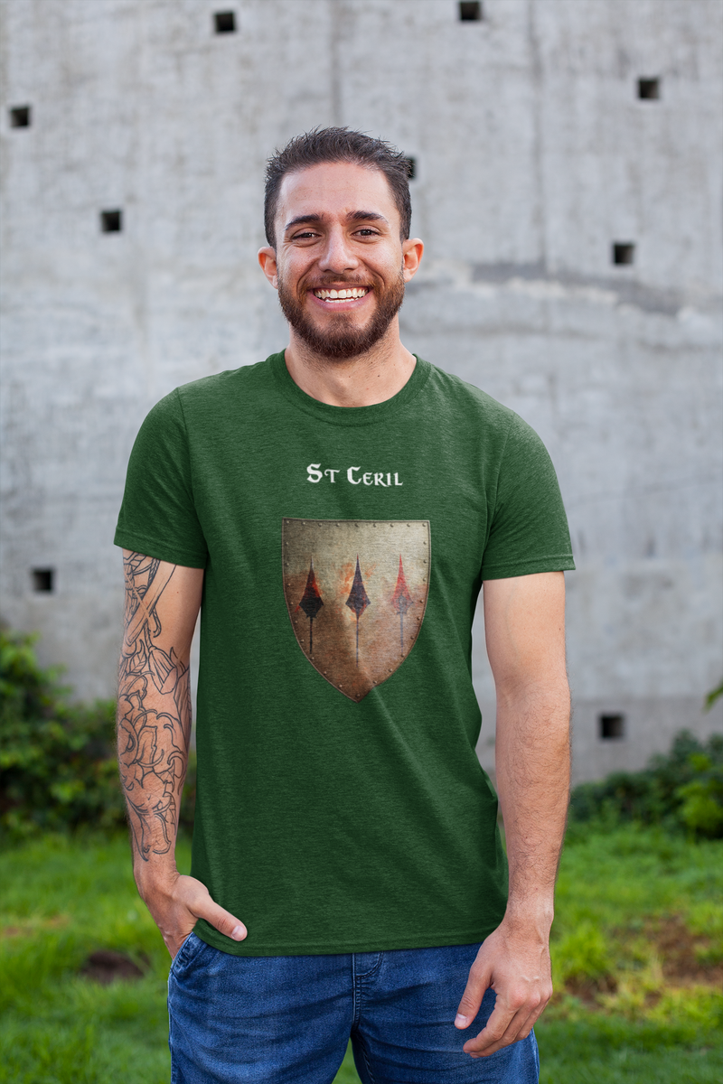 St Ceril Heraldry of Greyhawk Anna Meyer Cartography Cotton T-Shirt
