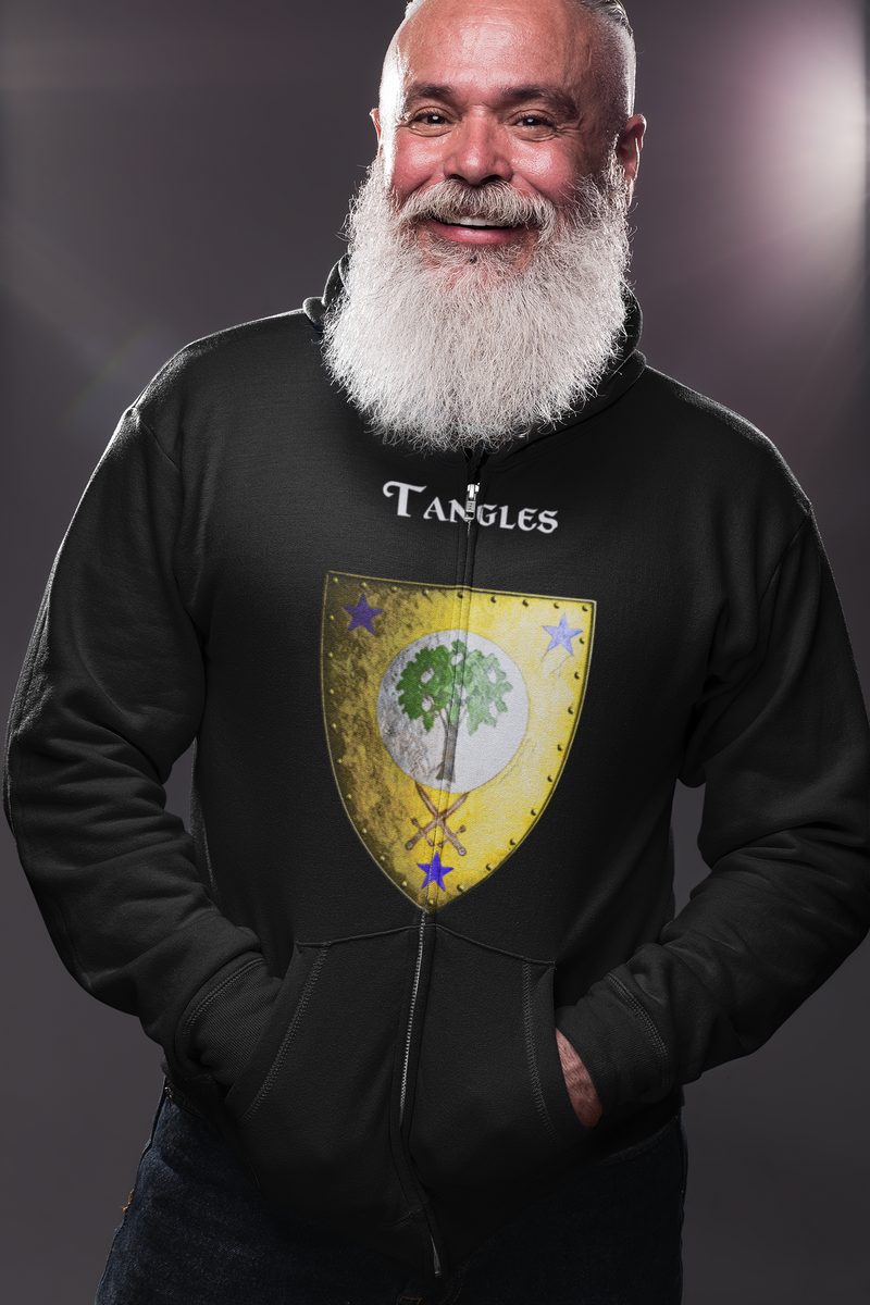 Tangles Heraldry of Greyhawk Anna Meyer Cartography Cotton T-Shirt