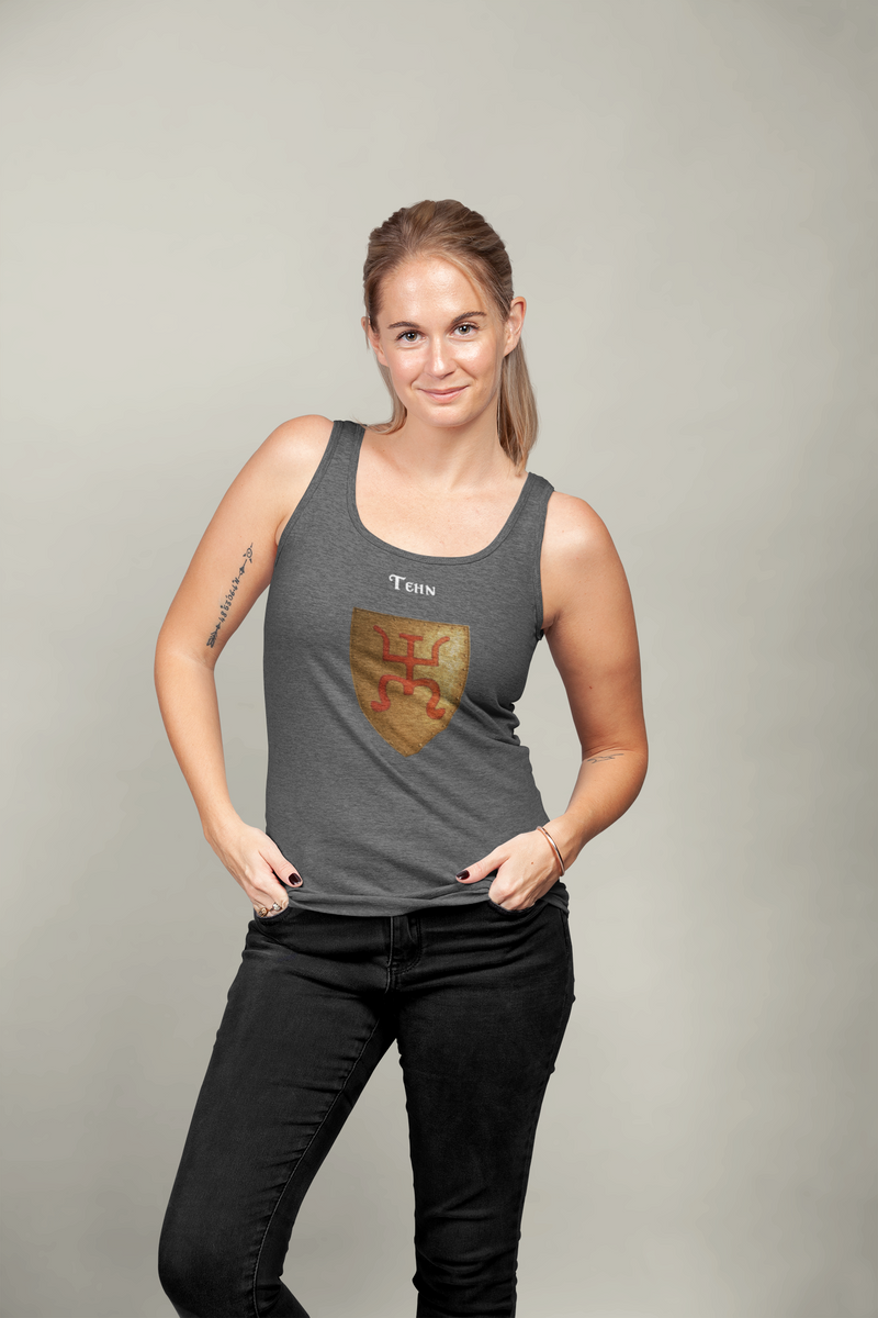 Tehn-3 Heraldry of Greyhawk Anna Meyer Cartography Cotton T-Shirt