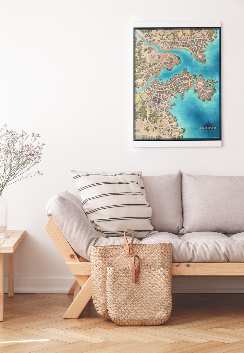 Trinpari Misjay Maps Canvas Art Print