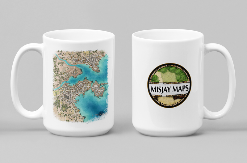 Trinpari Misjay Maps Coffee Mug 11oz/15oz