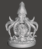Konrad Kraken 3d Printed Miniature Legends of Calindria Primed