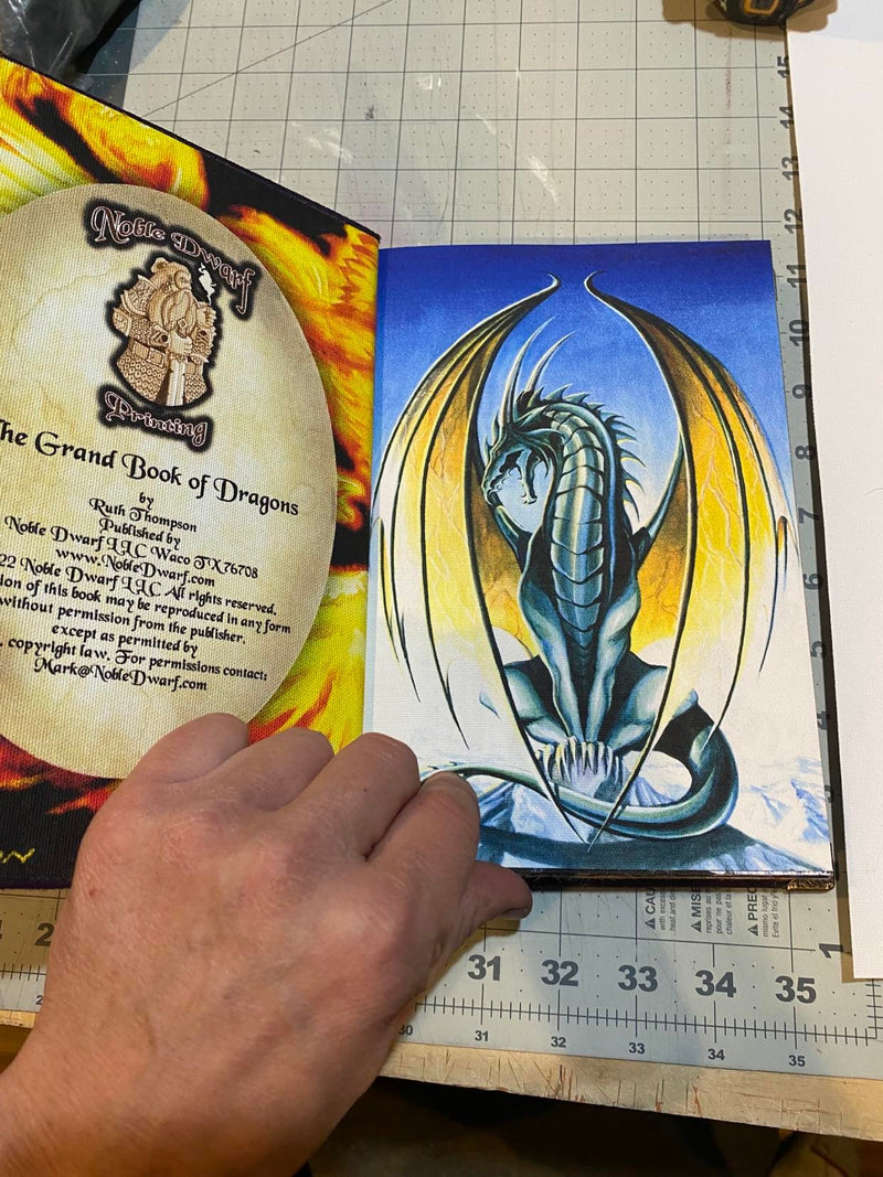 The Grand Book of Dragons Handmade Art By Ruth Thompson