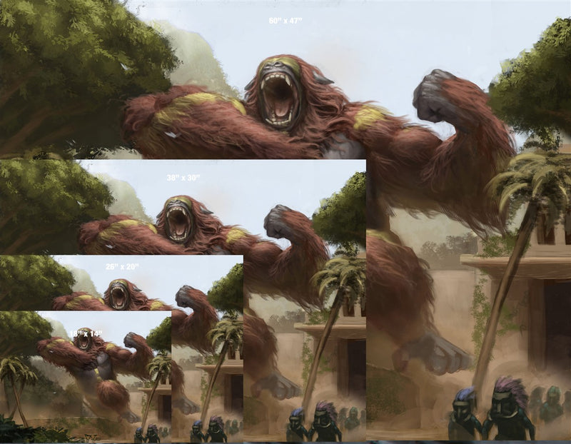 Alpha Blind Screamer Canvas Art