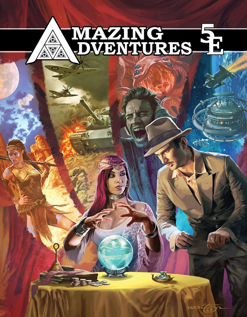 Amazing Adventures 5E Satine Phoenix Book Cover Canvas Print