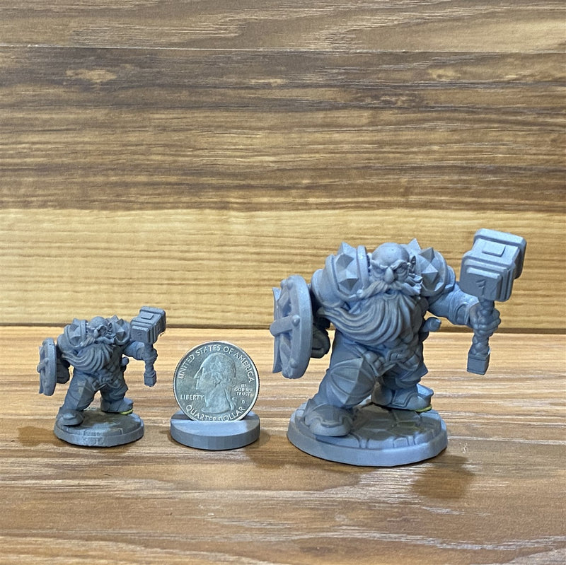 Ankral Tortek 3D Printed Miniature Legends of Calindria Primed