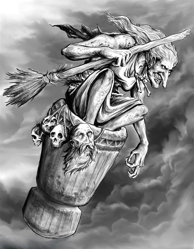 Baba Yaga Gallery Canvas Art Print