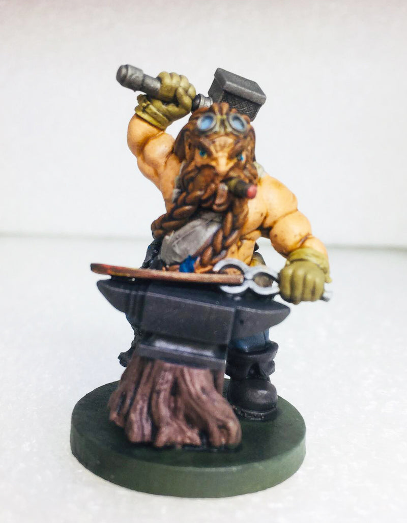 Bagnar Meltiron 3D Printed Miniature Legends of Calindria Primed