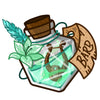 Bard Potion Bottle Gallery Canvas Art Print
