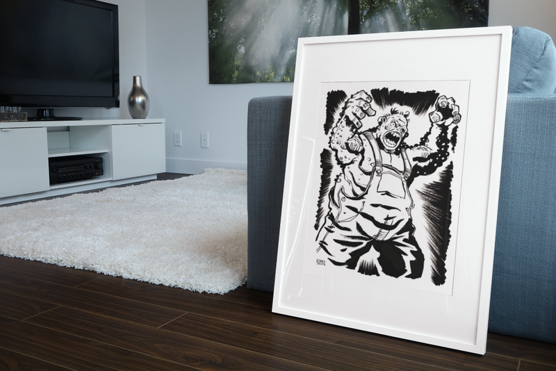 Big Erl Crater Mutant Gallery Canvas Art Print