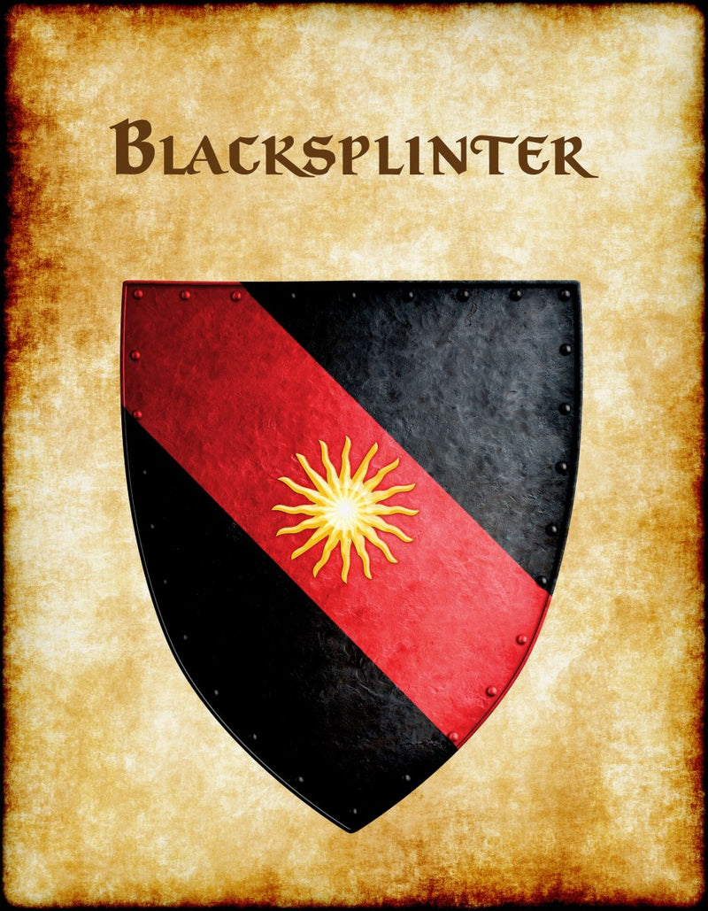 Blacksplinter Heraldry of Greyhawk Anna Meyer Cartography Canvas Art Print