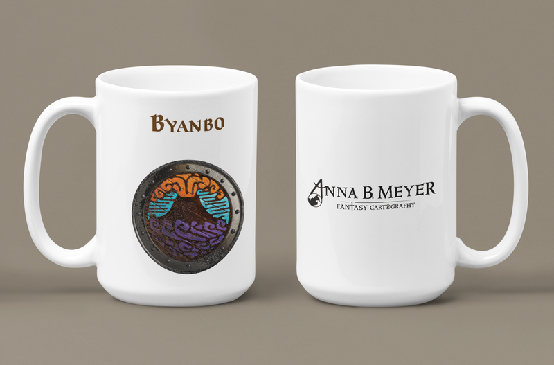 Byanbo Heraldry of Greyhawk Anna Meyer Cartography Coffee Mug 11oz/15oz