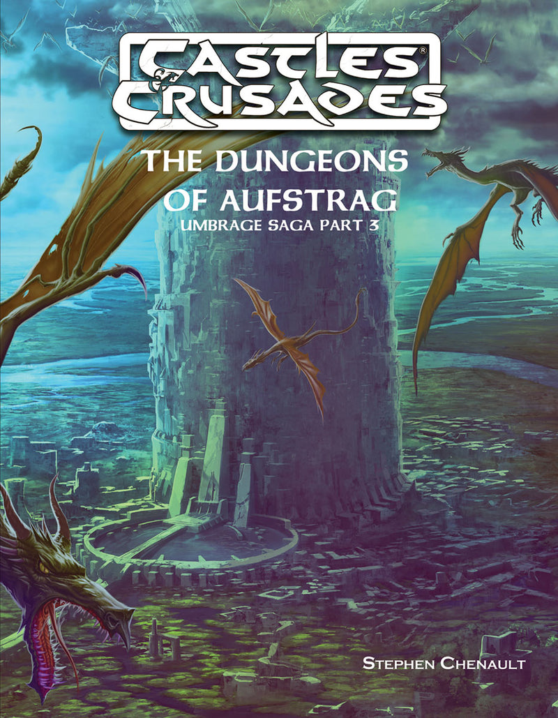 Castles & Crusades Cover - A13-A17 The Dungeons of Aufstrag Canvas Print