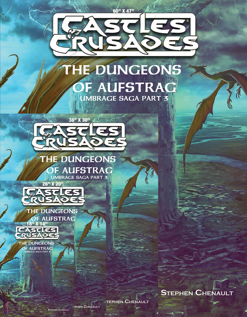 Castles & Crusades Cover - A13-A17 The Dungeons of Aufstrag Canvas Print