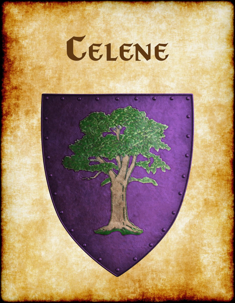 Celene Heraldry of Greyhawk Anna Meyer Cartography Canvas Art Print