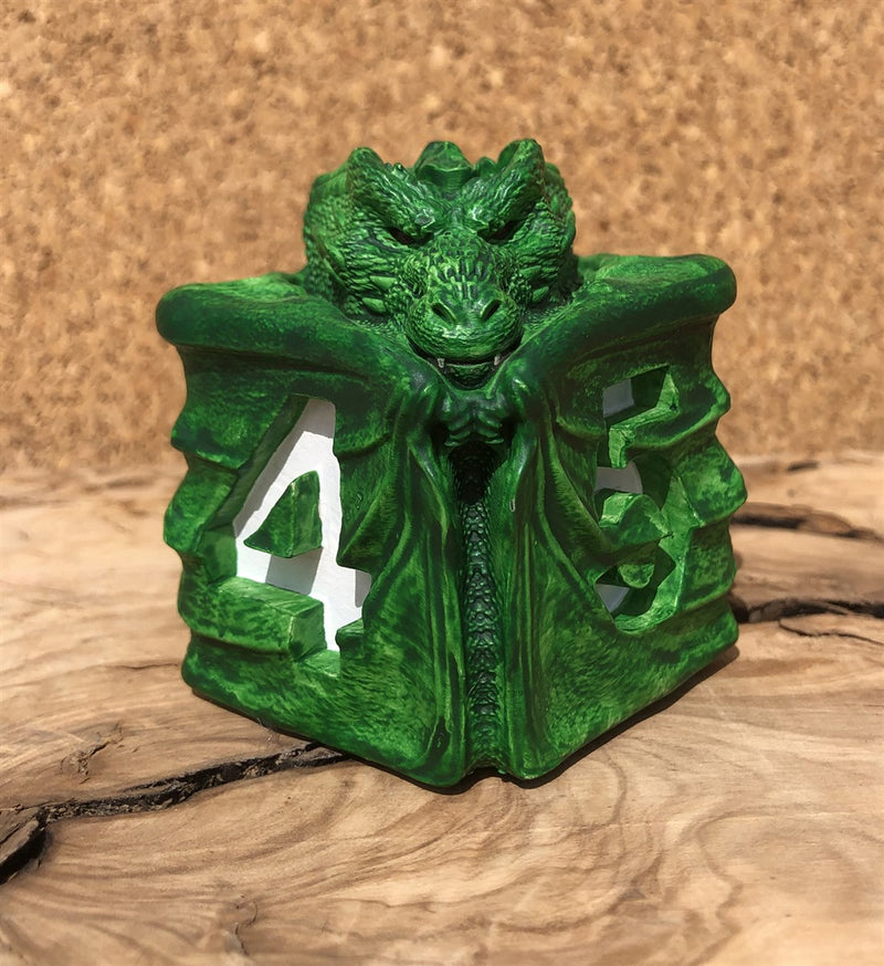 Cixthys the Green D6 Dragon Dice Miniature Noble Dwarf Exclusive Primed