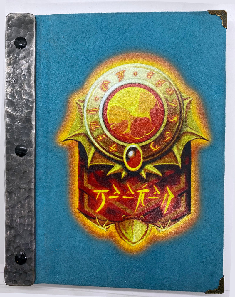 The Wondrous Writings of Willhelm Warlock of Wolfhaven Handmade Arcane Spell Book