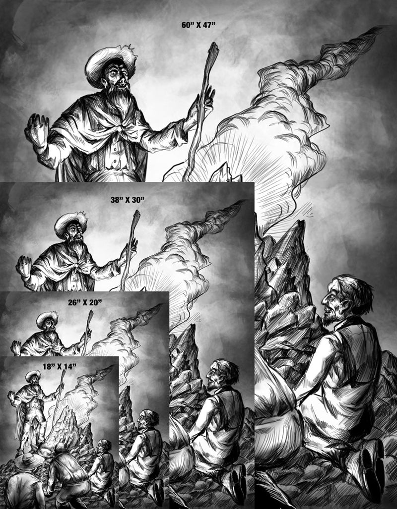 Crater Mutants Gallery Canvas Art Print