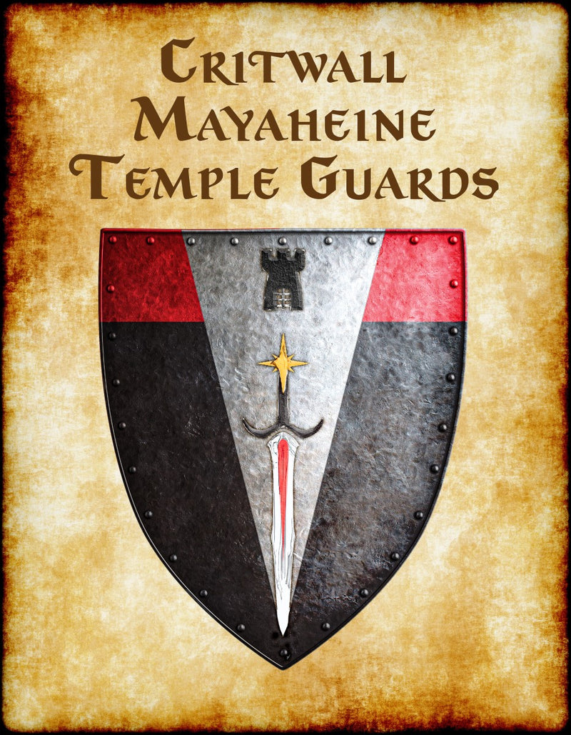 Critwall - Mayaheine Temple Guards Heraldry of Greyhawk Anna Meyer Cartography Canvas Art Print